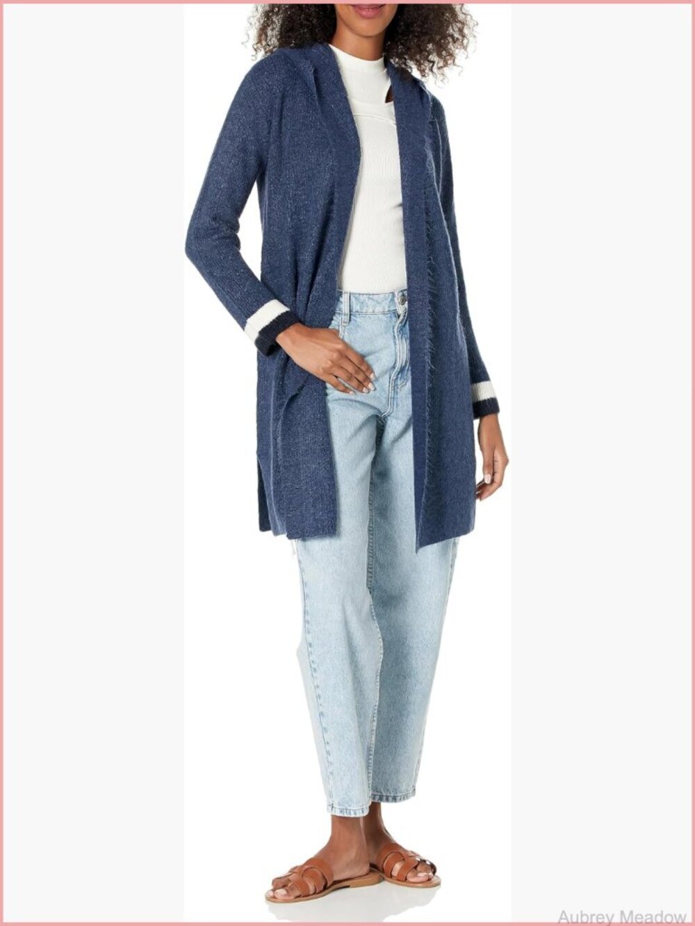 Vintage Style Long Sleeve Hooded Cardigan Sweater